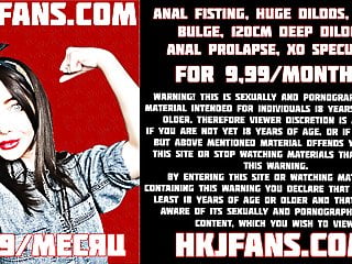 aşırı anal fisting, prolapsus ve büyük dildo - hkjfans.com