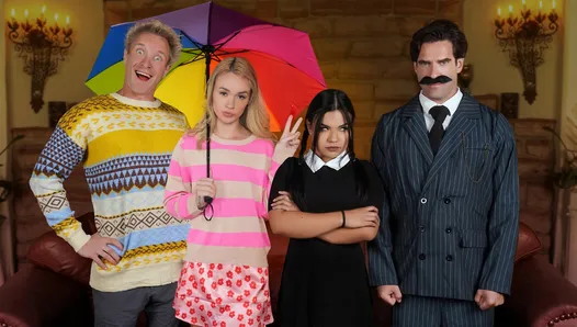 kızları bazı gerçek erkekleri çağırmak için kara büyü kullanırlar ama yanlışlıkla üvey babalarını çağırırlar