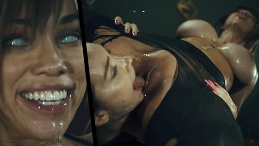 Büyük Memeli Octokuro Çılgın Bilim Adamı Kızı Avlıyor - Matty Mila Seks Özlemine Dönüşmeyi Engelledi Lezbiyen