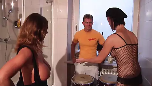 gerçek Alman swingers ile gina'nın kötü macera!!!