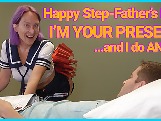 mutlu baba'nın günü üvey baba! ben'm senin hediyen!