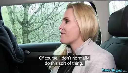 public agent, sarışın milf ile büyük göğüsler sikişir bir yabancı