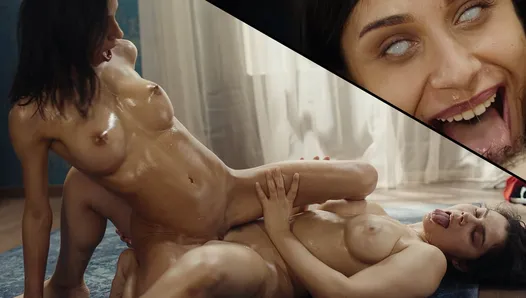 Slutty hizmetçi sikildi sabit tarafından onu lezbiyen usta - possesed kızlar var vahşi zihin kontrol seks