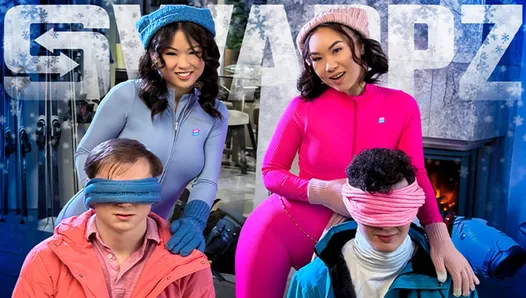 Bir Kar Fırtınasından Nasıl Kurtulur? Üvey Kız Kardeşlerini Arkadaşınla Değiştir ve Onları Sertçe Vur