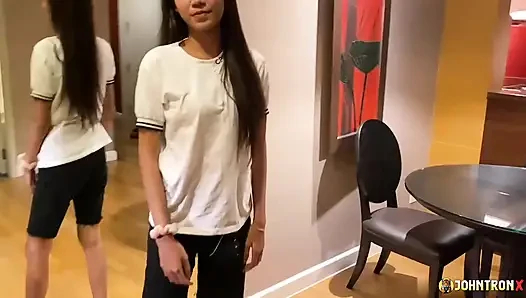 Kuru götlü sıska asyalı kızı döver gibi acımasızca Beceriyor 