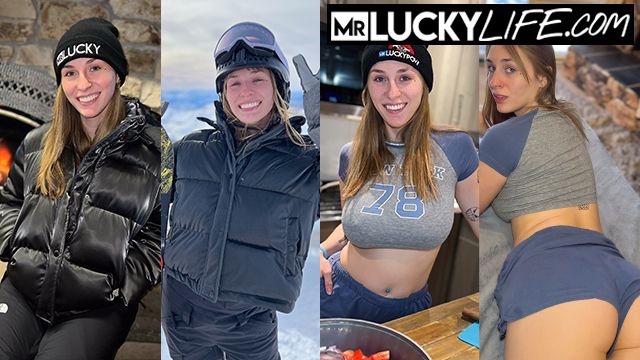 Sarışın güzeli üvey kız kardeşiyle güzel bir günün ardından sikişiyor